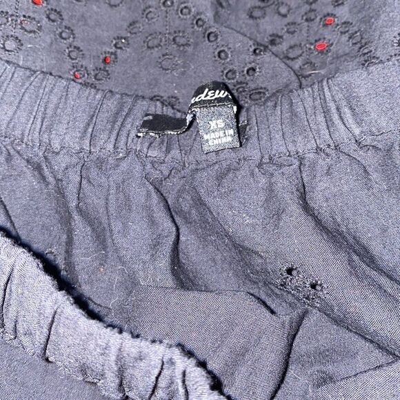 ✨ Madewell Off the Shoulder Eyelet Black Top ✨ - Picture 10 of 10